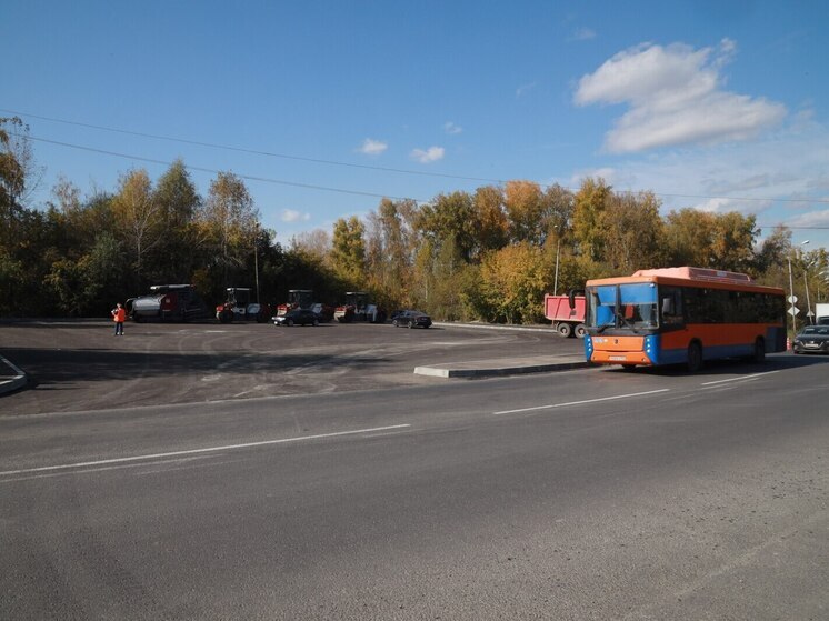 Новосибирск обустроил три новые конечные остановки общественного транспорта