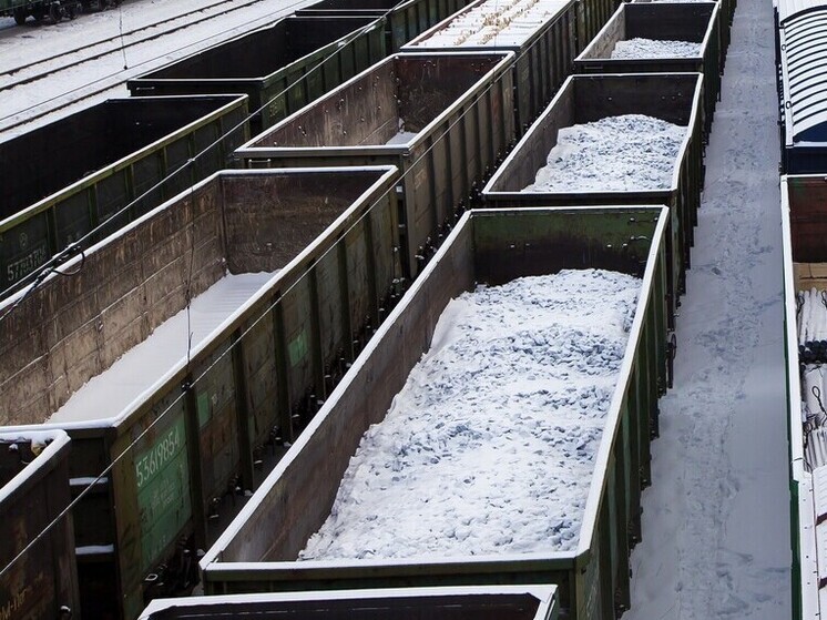 Четыре груженных вагона товарного поезда сошли с рельсов на Южном Урале