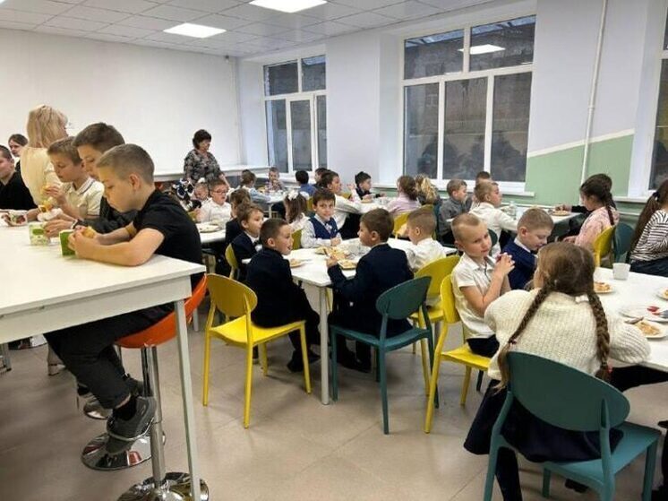Современное школьное кафе на 393 места открылось в Амвросиевке при поддержке Амурской области