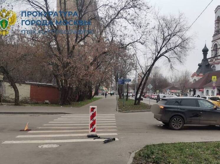 10-летний мальчик пострадал в ДТП на востоке Москвы