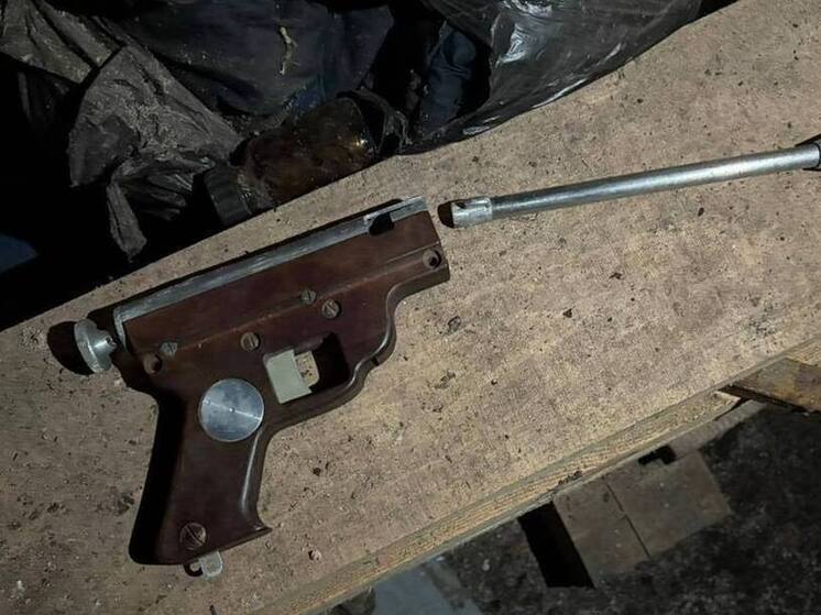 В Рязанской области у мужчины изъяли самодельный пистолет и патроны
