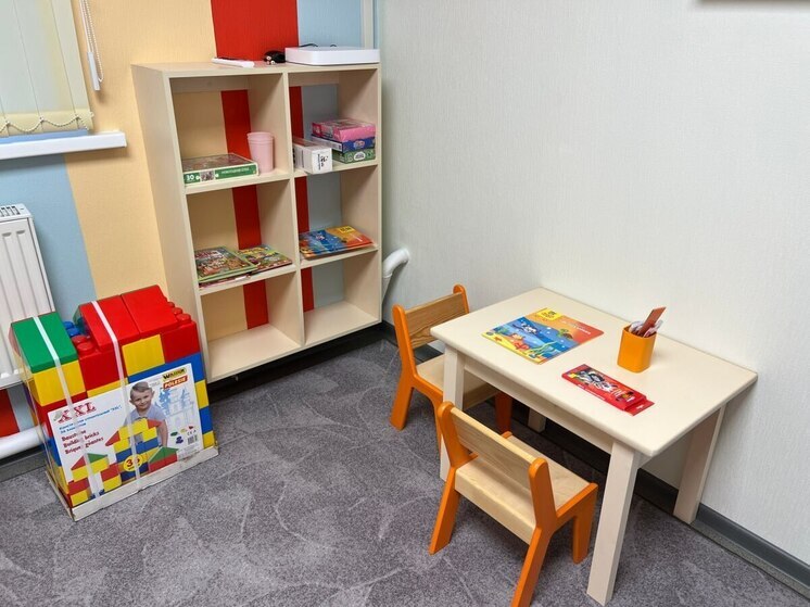 В Новгородской областной клинической больнице открыли детскую комнату