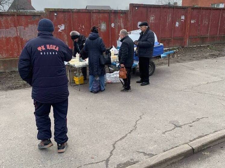 В Курске провели рейд о несанкционированной  торговле по 10 улицам