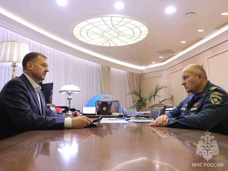 Глава МЧС России высоко оценил работу спасателей в Запорожской области