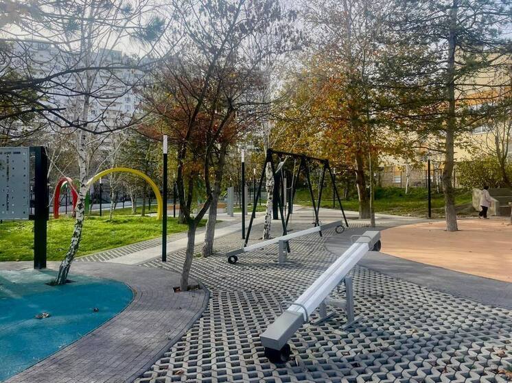 В Новороссийске завершили благоустройство второй очереди «Аллеи спорта»