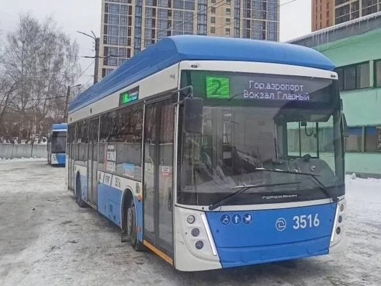 Маршрут №2 в Новосибирске полностью перевели на новые троллейбусы с автономным ходом