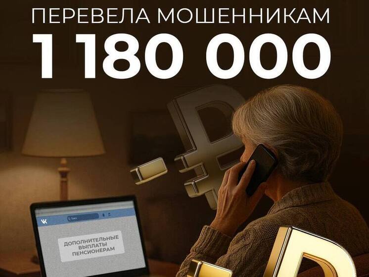 Мошенник неделю втирался в доверие к ямальской пенсионерке, украв у нее более миллиона рублей