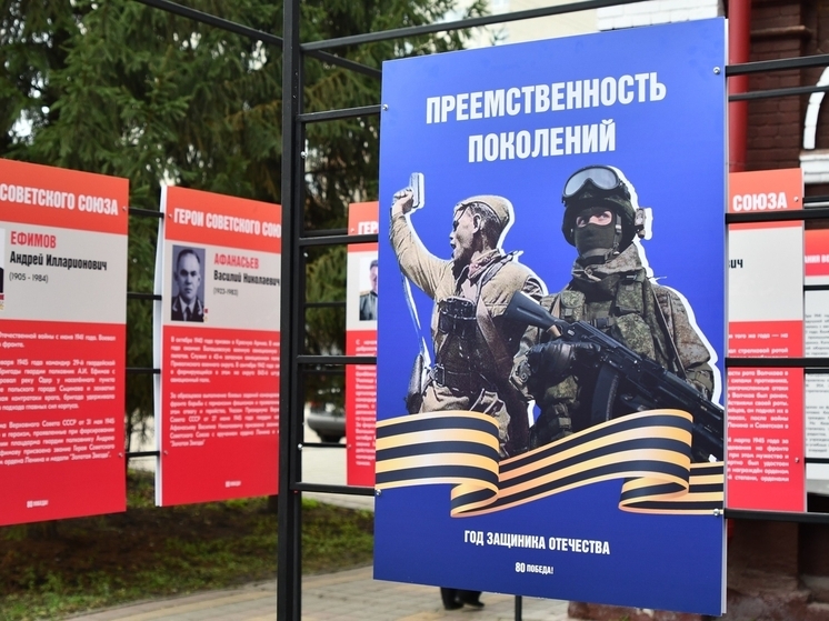 Лица подвига: в Тамбове открывается масштабная уличная выставка к Дню героев Отечества