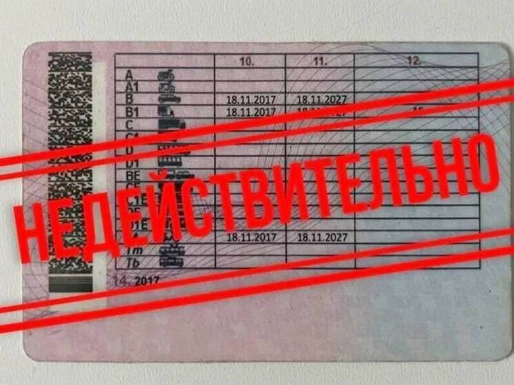 В Калмыкии аннулировали водительские права, полученные за взятку