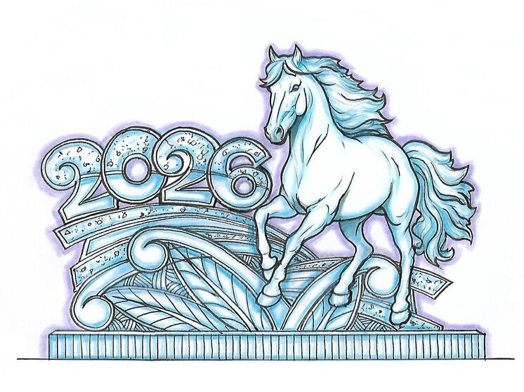 Эскизы ледового городка для Татышев-парка утверждены: красноярцев ждут скалы, часовня и карусель изо льда