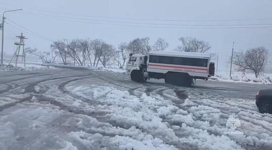 Камчатка борется с последствиями мощного циклона 