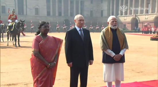 В Нью-Дели состоится официальная встреча Путина с президентом и премьер-министром Индии
