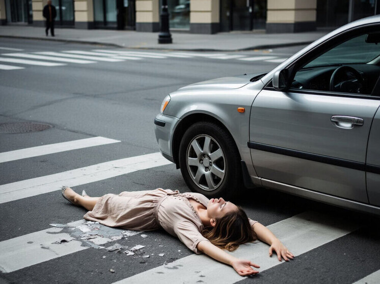 Водитель в Улан-Удэ сбила женщину на «зебре» и вызвала ей такси