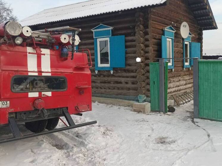 В районе Бурятии пожар унес жизнь человека