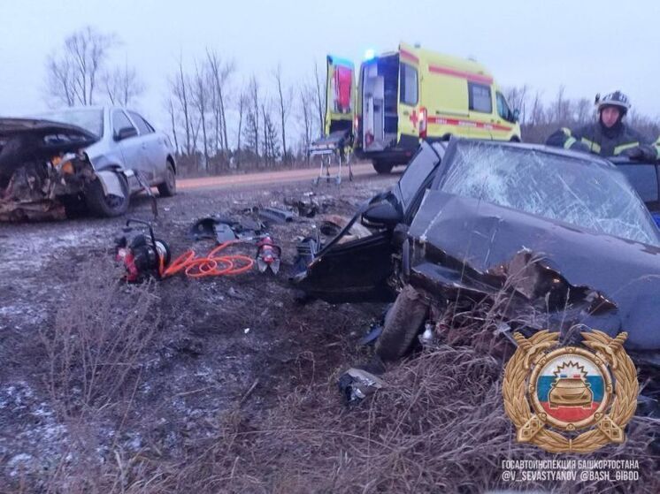 Пятеро человек пострадали в ДТП на трассе в Башкирии