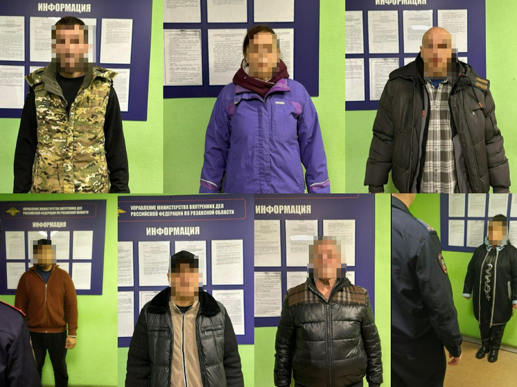 Рязанские полицейские депортировали семерых мигрантов-преступников