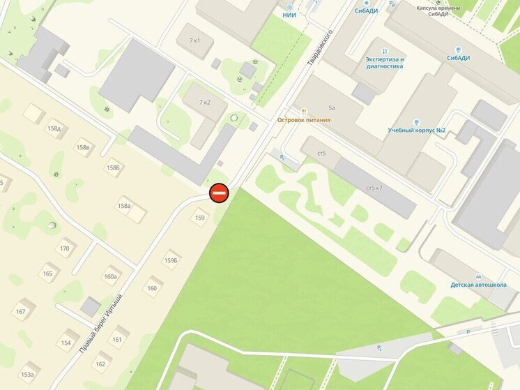 В Омске на неделю перекроют улицу Твардовского