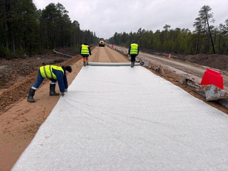 На трассе Архангельск – Онега продолжается капитальный ремонт