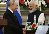 Накануне визита индийский телеканал India Today показал мультфильм, который стал идеальной метафорой происходящего