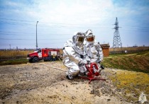 В Астрахани прошли финальные в этом году пожарно-тактические учения территориального гарнизона