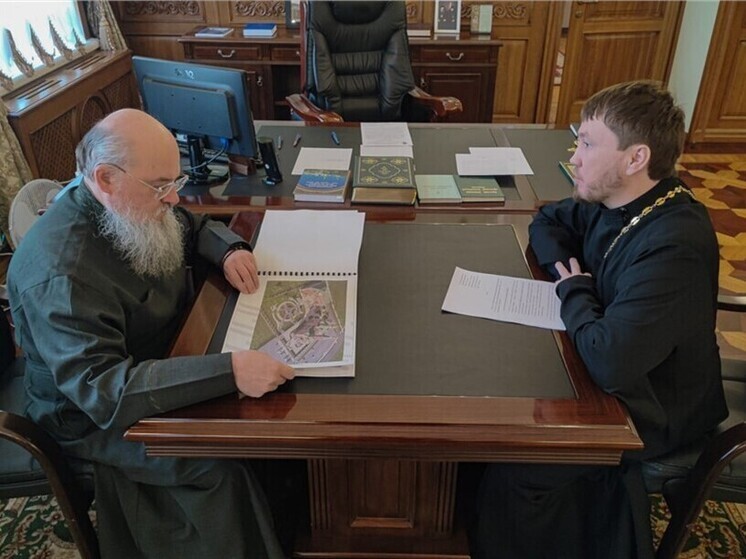Митрополит Красноярский и Ачинский Никита утвердил проект нового храма на правом берегу Красноярска