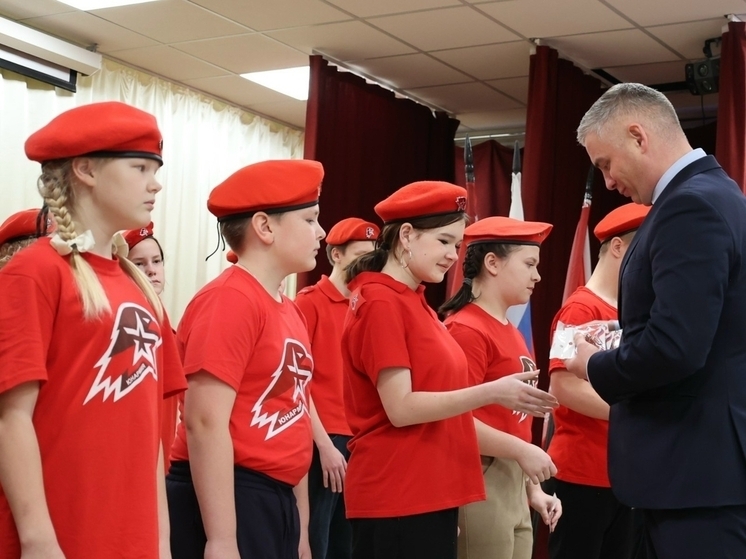 В селе Ильинско-Подомское школьников приняли в ряды «Юнармии»