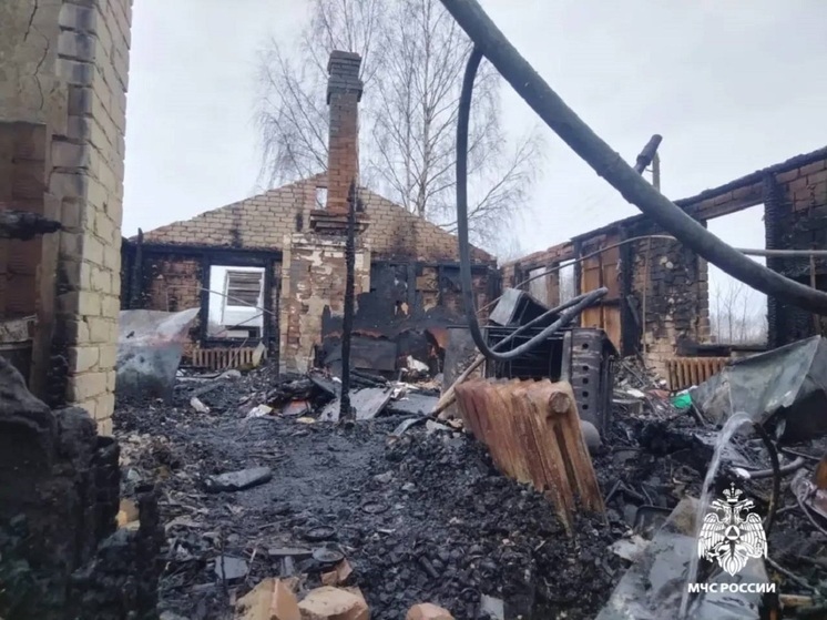 При пожаре в Сусанинском районе получила ожоги пожилая женщина