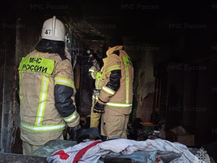 При пожаре в девятиэтажке в Нижнем Тагиле нашли труп