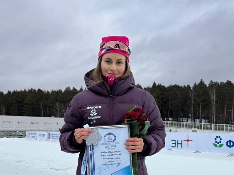 Спортсменка из Ленобласти завоевала «серебро» на Кубке России по лыжным гонкам