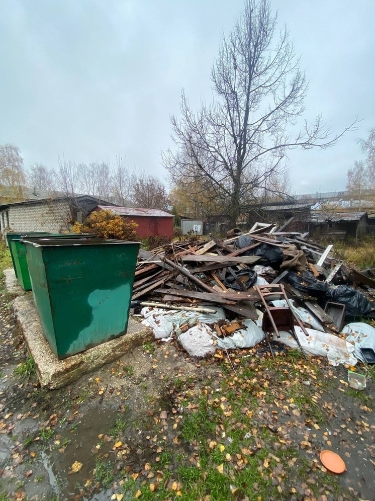 Прокурор настоял на ликвидации стихийной свалки в центре Меленок