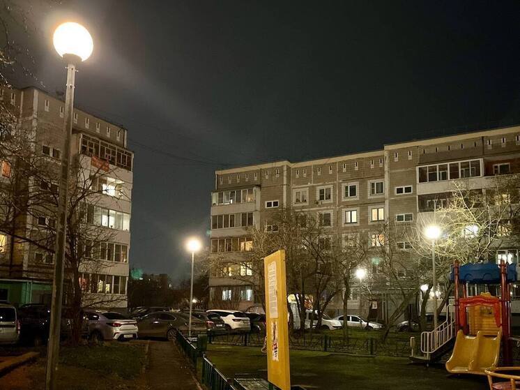 В Обнинске меняют старые фонари на светодиодные