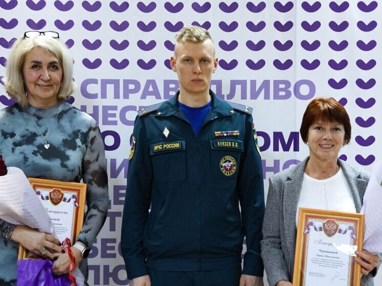 Волонтёров Новомосковска и Ефремова наградило МЧС в День добровольца