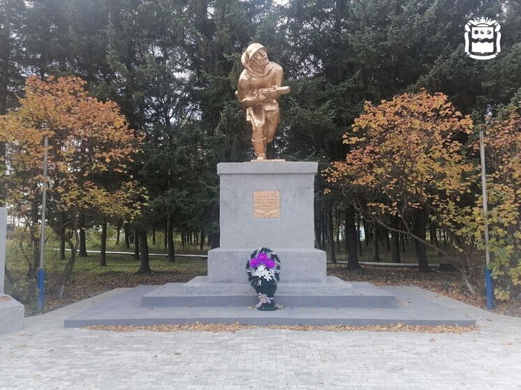 Памятник воинам в селе Лермонтовка обновили в рамках федеральной программы