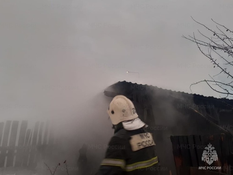 В свердловском селе Сипавское при пожаре в частном доме погиб человек