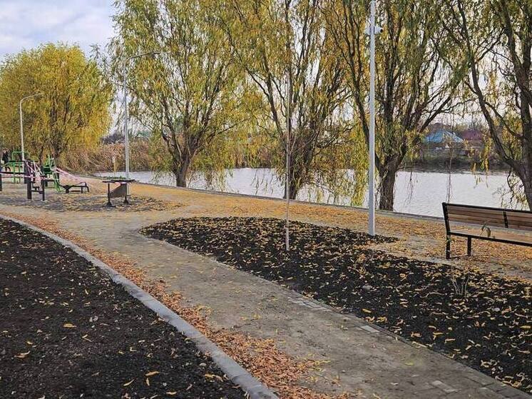 В станице Выселки благоустроили набережную