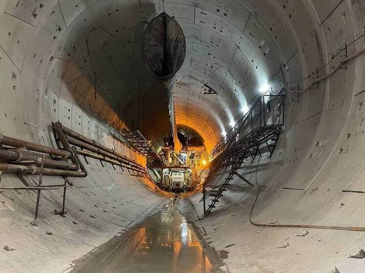 Щит «Надежда» прибыл к будущей станции «Каменка» в Петербурге