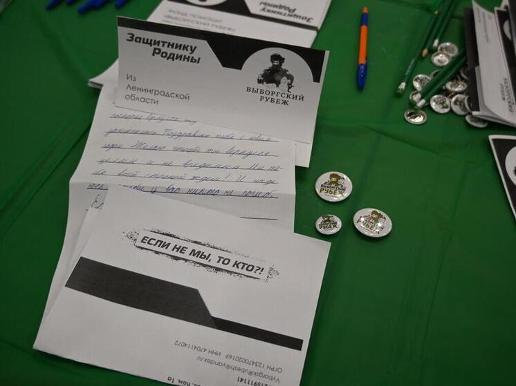 Выборжцы написали «письма солдатам» к Новому году