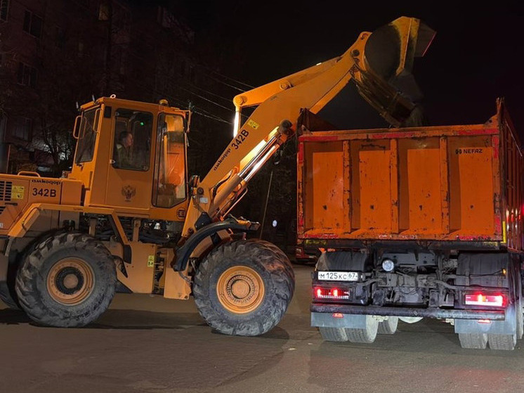 Ремонт улицы Дзержинского в Смоленске близится к завершению