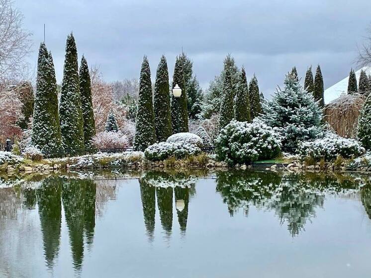В Иоанновском женском монастыре выпал первый снег