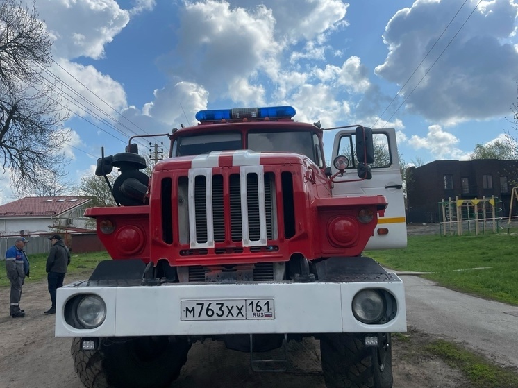 В Каменске-Шахтинском произошло возгорание на мусорном полигоне