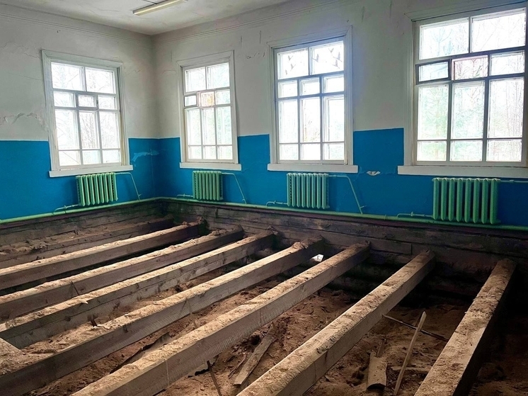 В здании Пяндской основной школы начался капремонт