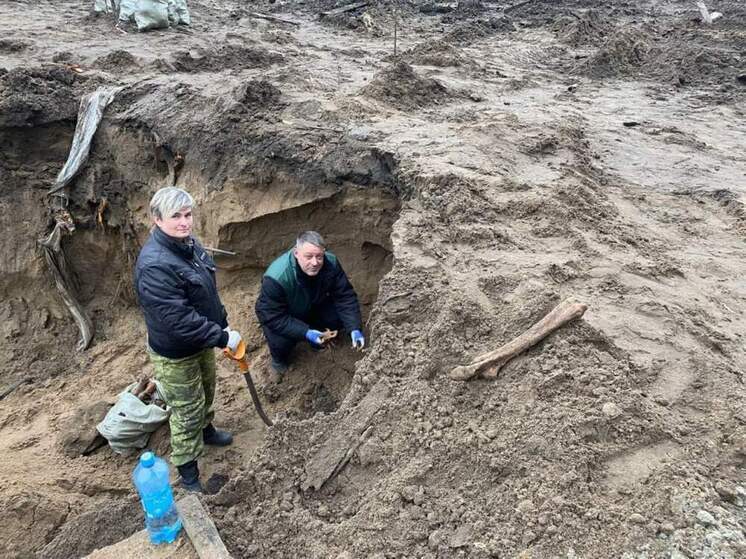 В Курске во время раскопок нашли 16 тел