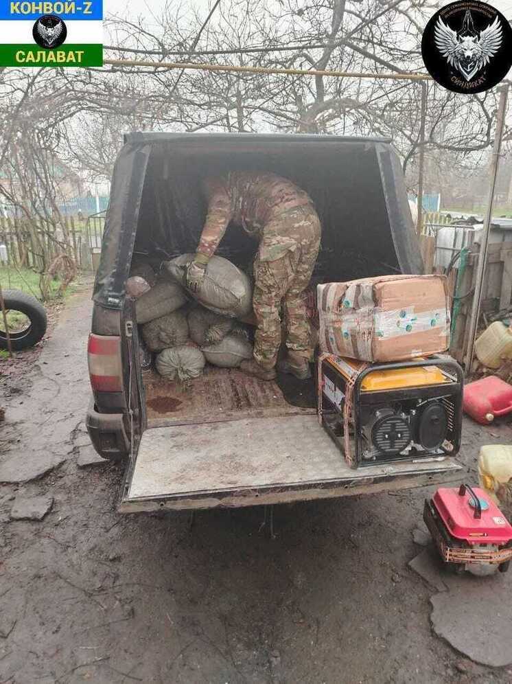 Из Салавата доставили гумконвой в зону СВО