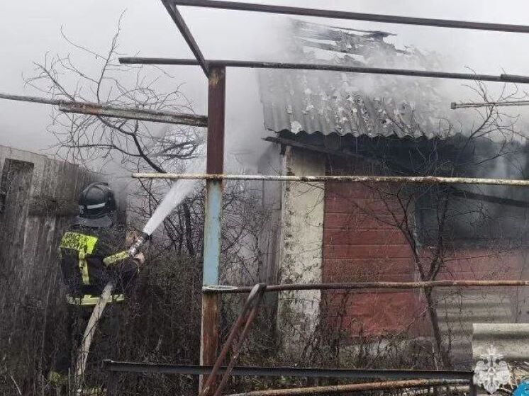 В Алексеевском округе у горящей летней кухни обвалилась кровля: погибла женщина