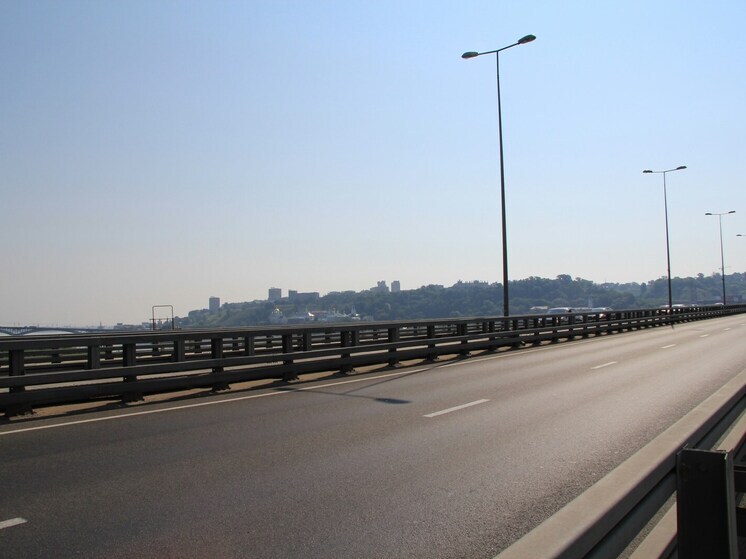 В Липецке готовят к открытию мост на улице Фрунзе