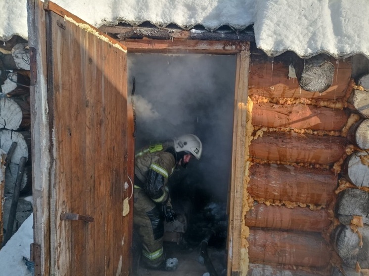 Под Екатеринбургом сгорел частный жилой дом