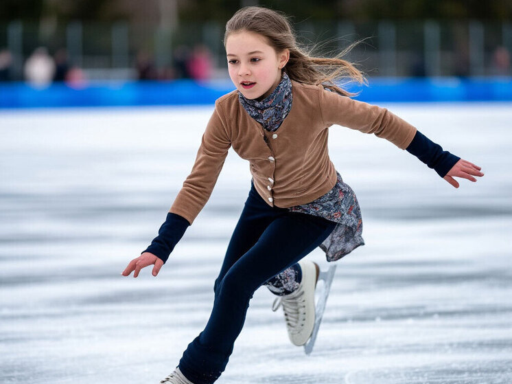 В Подмосковье открыли каток на крыше паркинга ЖК