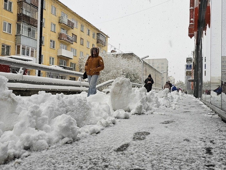 Остановку на улице Карбышева в Новосибирске замело снегом