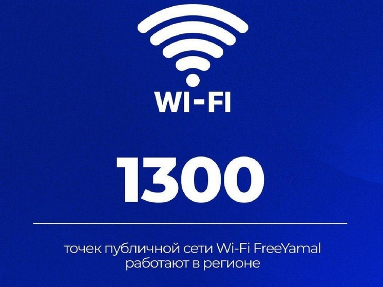 Точек Wi-Fi на Ямале станет больше