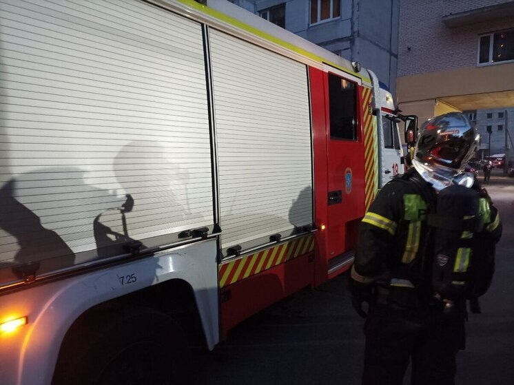 Петербурженку увезли в больницу после пожара на кухне